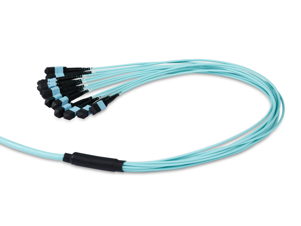 Pre-terminated backbone optical cable