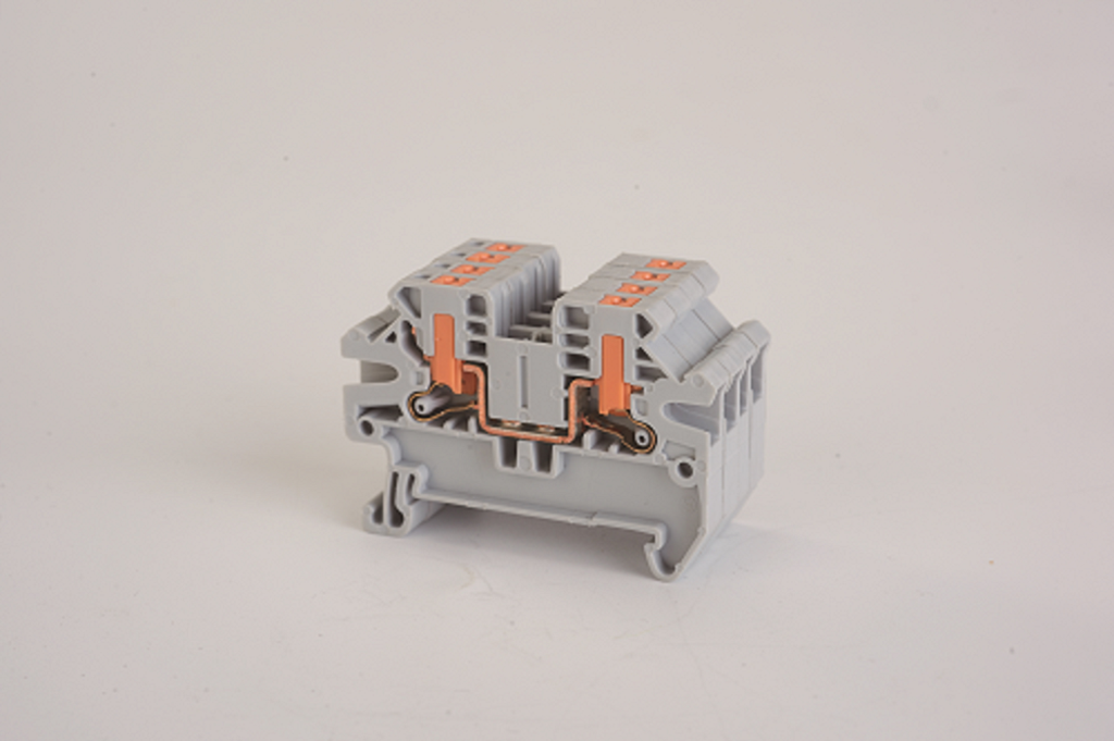 KPTV SIDE IN-LINE SPRING TERMINAL BLOCK