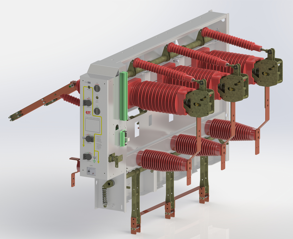 40.5KV SERIES INDOOR HIGH-VOLTAGE AC VACUUM CIRCUIT BREAKERS WITH ISOLATION AND SOLID INSULATION.