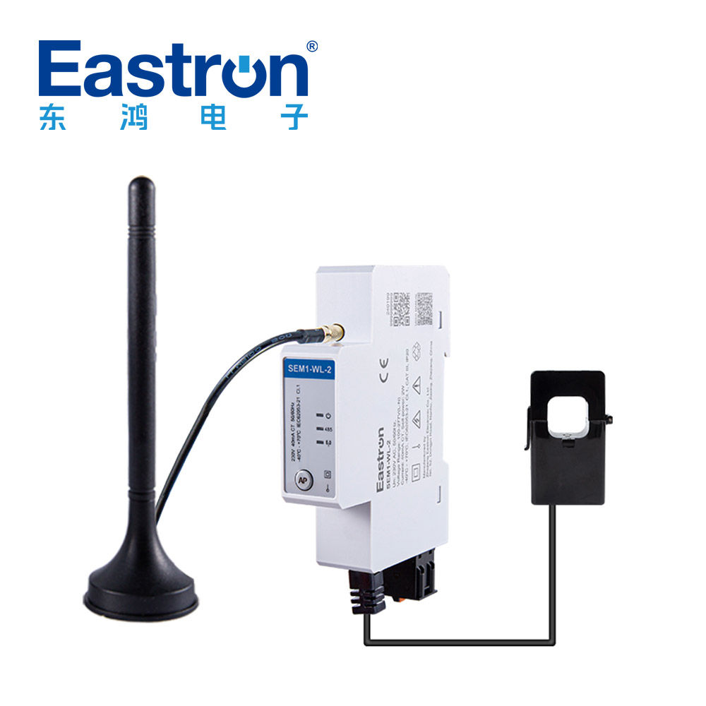 东鸿SEM1系列导轨式单相Wi-Fi智能电表 适用于阳台光伏系统