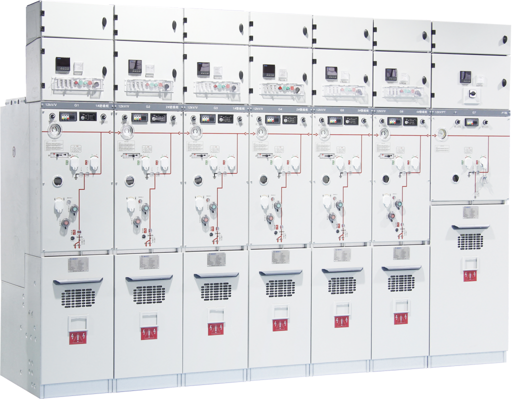 DERUI ELECTRIC HBG-12KV ENVIRONMENTALLY FRIENDLY GAS-INSULATED METAL-ENCLOSED SWITCHGEAR.