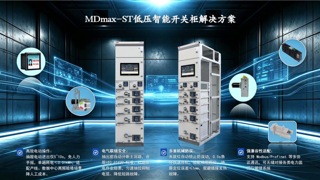 MDMAX-ST LOW-VOLTAGE INTELLIGENT SWITCHGEAR SOLUTION