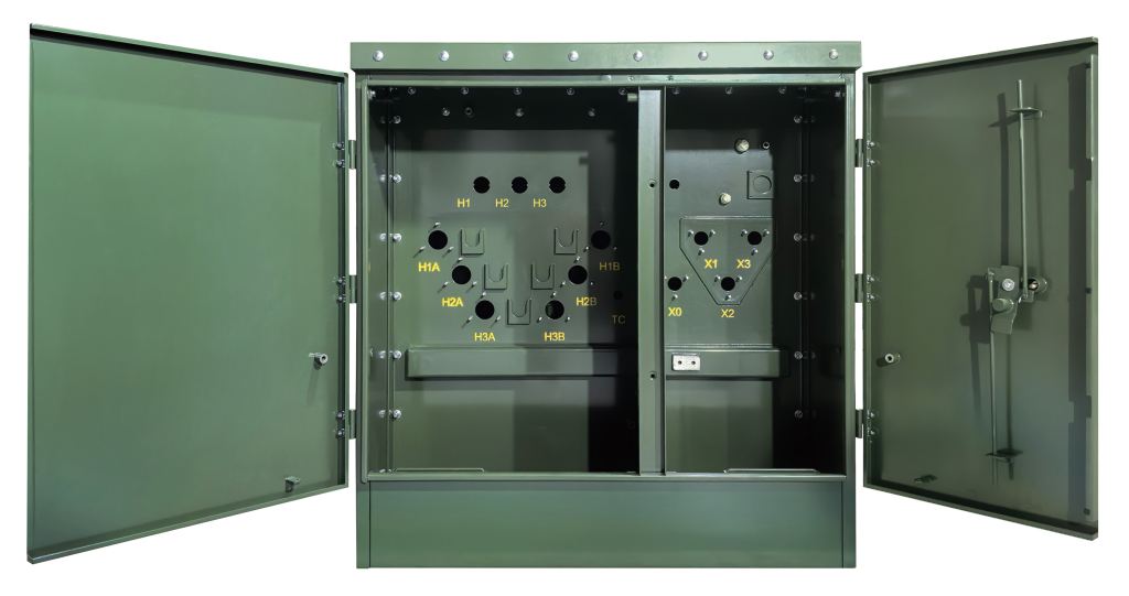 THREE-PHASE TRANSFORMER ENCLOSURE
