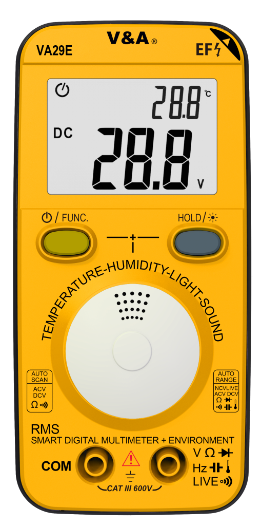 VA29E MULTIMETER WITH ENVIRONMENTAL MEASUREMENT FUNCTION