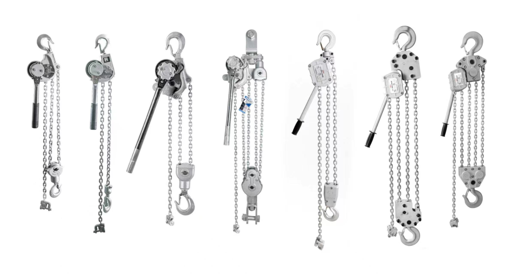 Aluminum alloy hand chain hoist