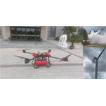 Unmanned aerial vehicles and specialized fire-extinguishing devices