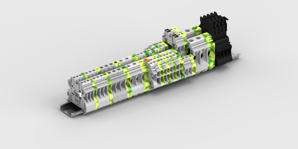 SCREW TYPE (1000V) RAIL TERMINAL BLOCK