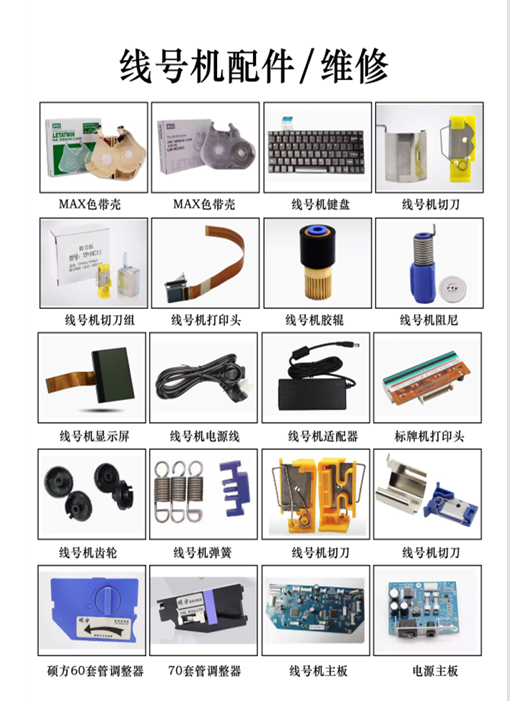 WIRING NUMBER MACHINE CONSUMABLES