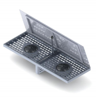 Smart Dehumidification and Monitoring Type Cable Trench Cover for Confined Space Operations