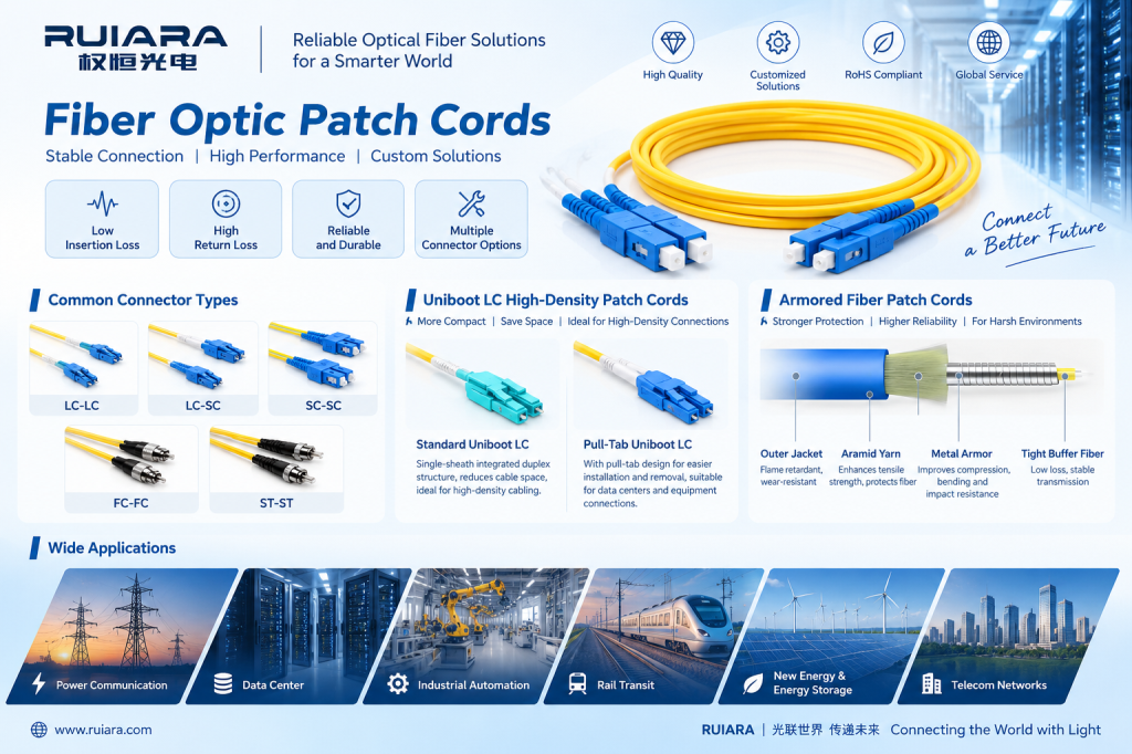 FIBER OPTIC PATCH CORDS