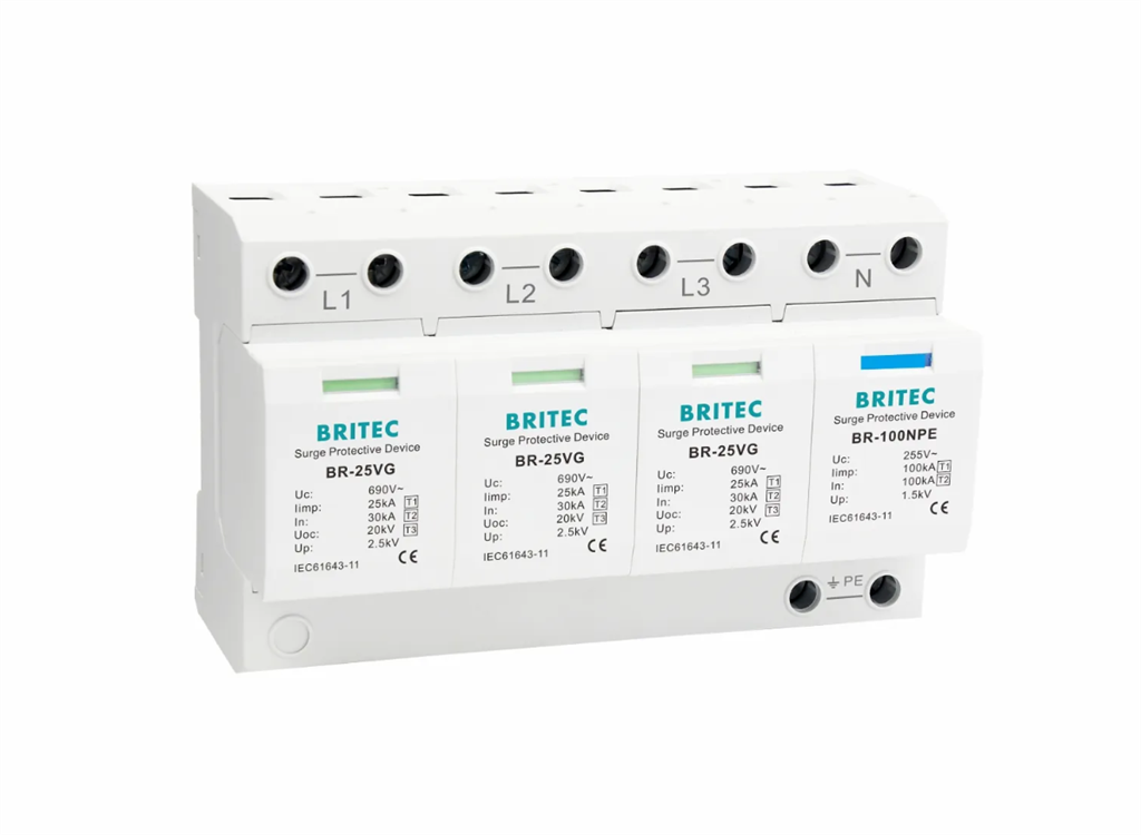 BR-25VG 3+1 25kA T1级浪涌保护器