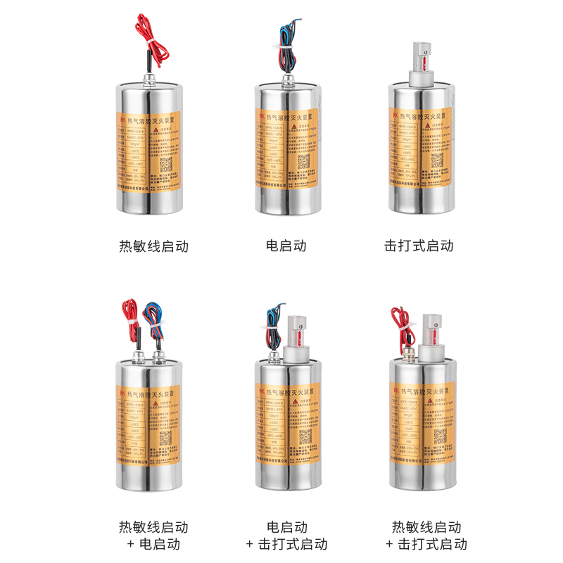 HOT GAS SOL FIRE EXTINGUISHING DEVICE