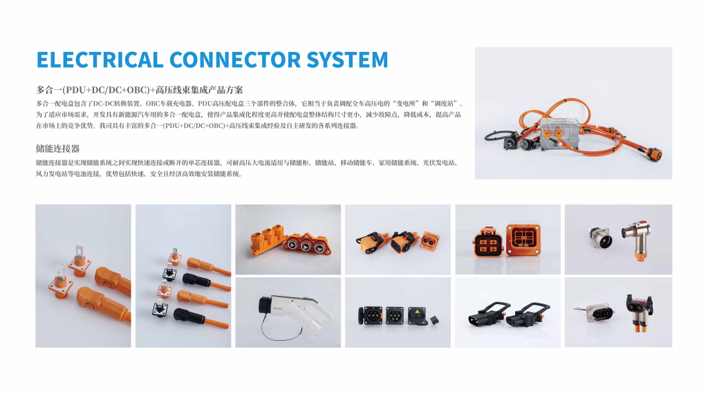 多合一(PDU+DC/DC+OBC)+高压线束集成产品方案