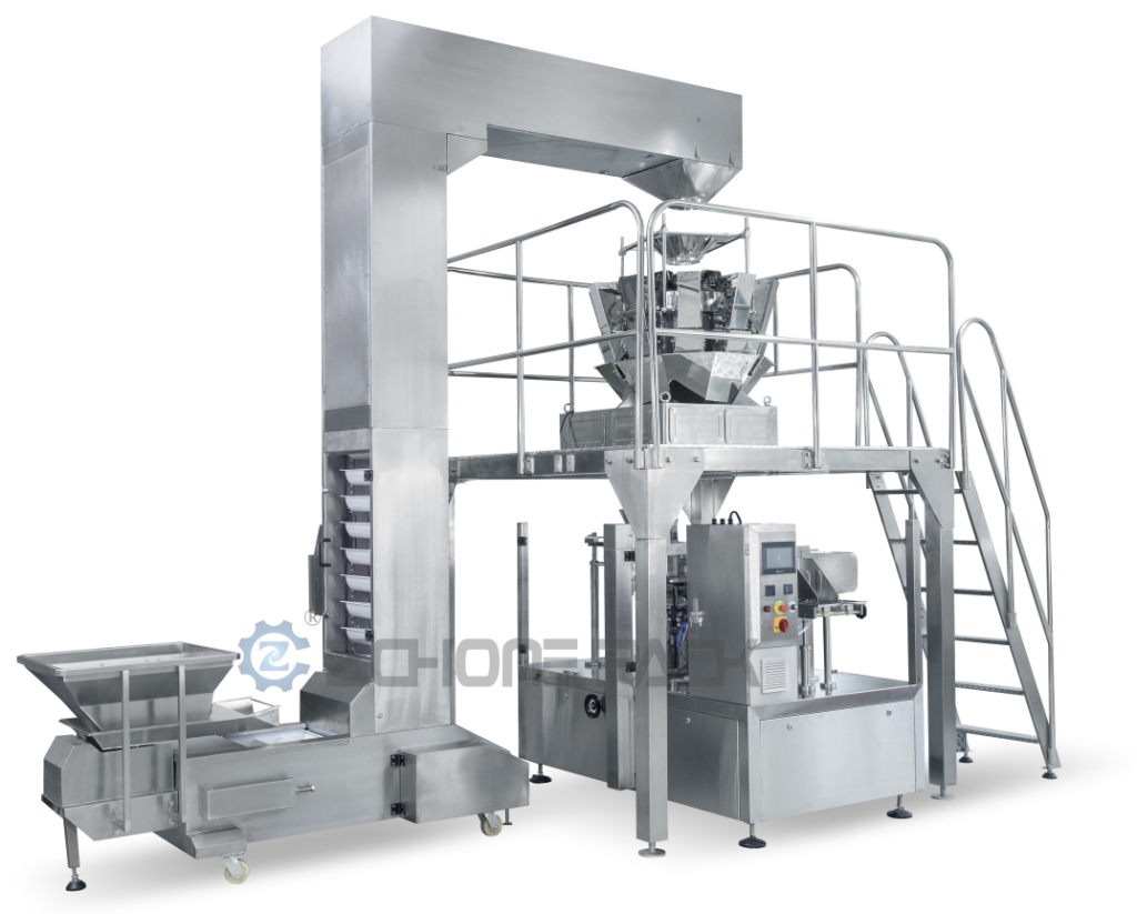 AUTOMATIC PREMADE POUCH PACKING MACHINE