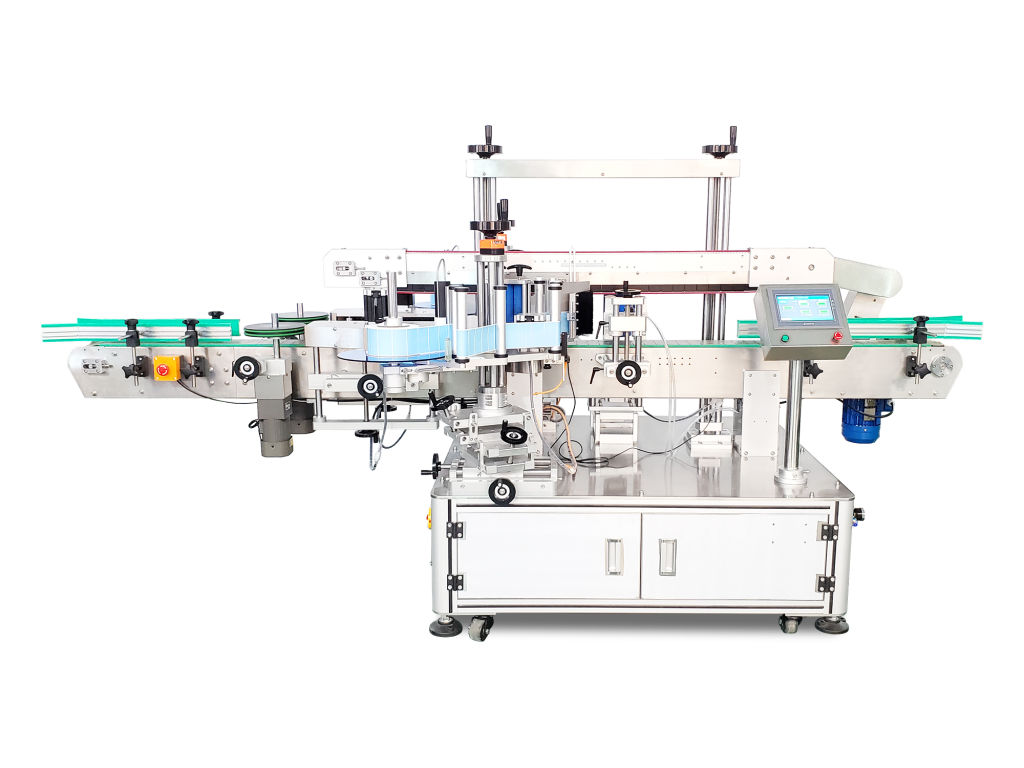 FULL AUTOMATIC ROUND&FLAT BOTTLES ALL IN ONE LABELING MACHINE