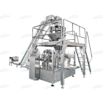 DOYPACK MACHINE WITH MULTIHEADS WEIGHER
