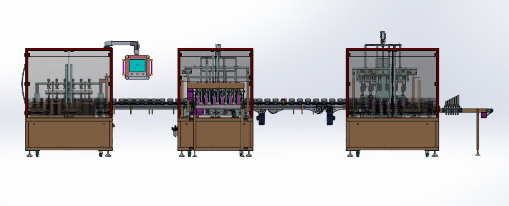 单模具循环式灌装机
