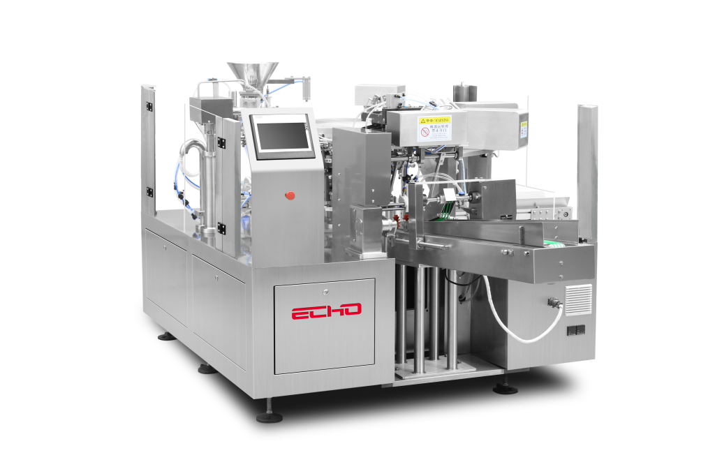 自动八边封预制袋（M形袋）给袋式包装机