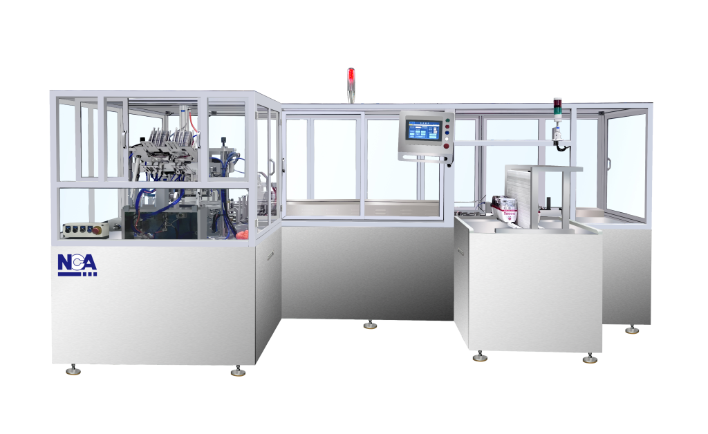 NCA1604D-90 软包装袋自动装嘴封口机