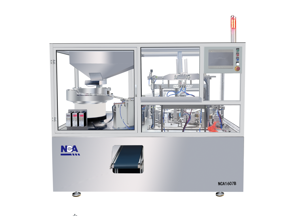 NCA1607B软包装袋自动装嘴封口机