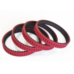 VULCANIZED RUBBER AND VACUUM PULL FILM BELT