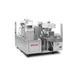 AUTOMATIC QUAD SEAL POUCH PACKAGING MACHINE