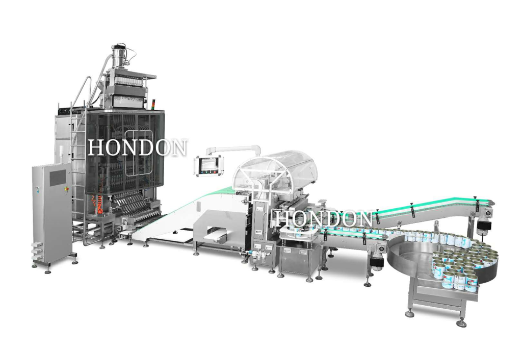 Multi-line automatic canning production line