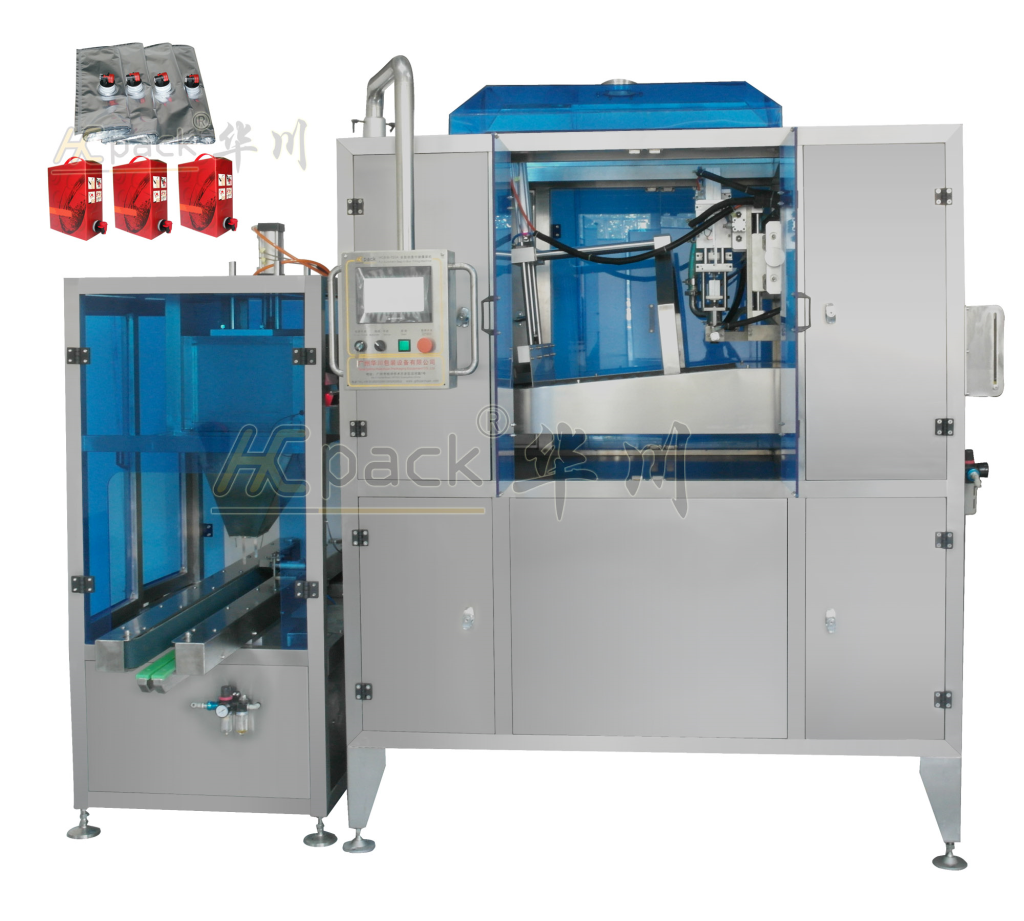 Fully automatic bag-in-box filling machine