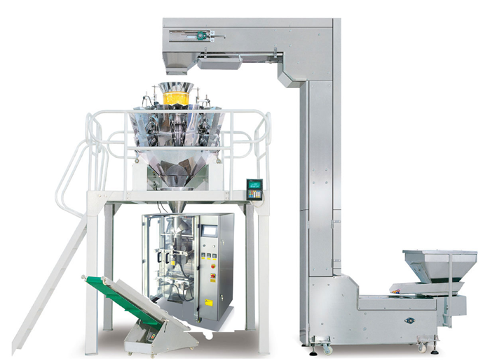 VP420 with a 10-head weigher