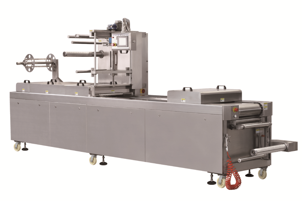 Fully automatic stretch film vacuum packaging machine