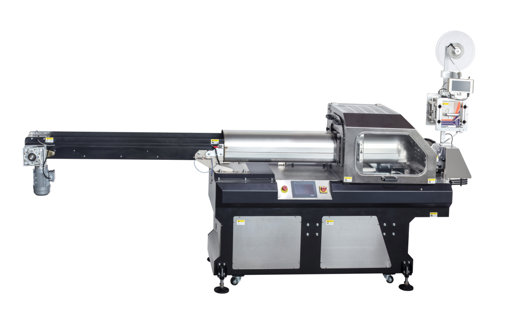 Horizontal mesh bag packaging machine