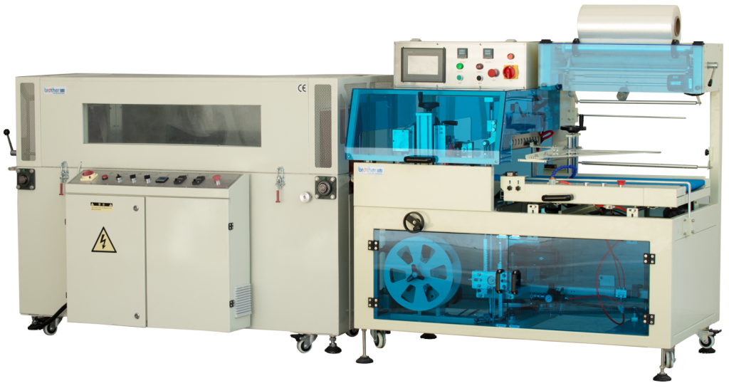 Sealing and cutting shrink machine