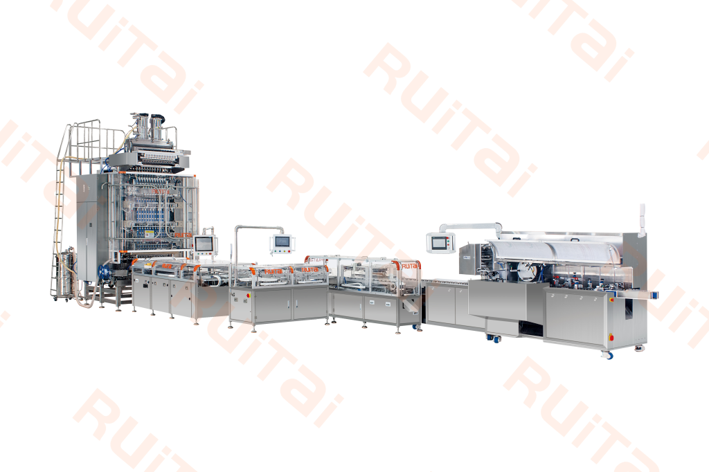 Multi-row Chinese herbal granule packaging production line
