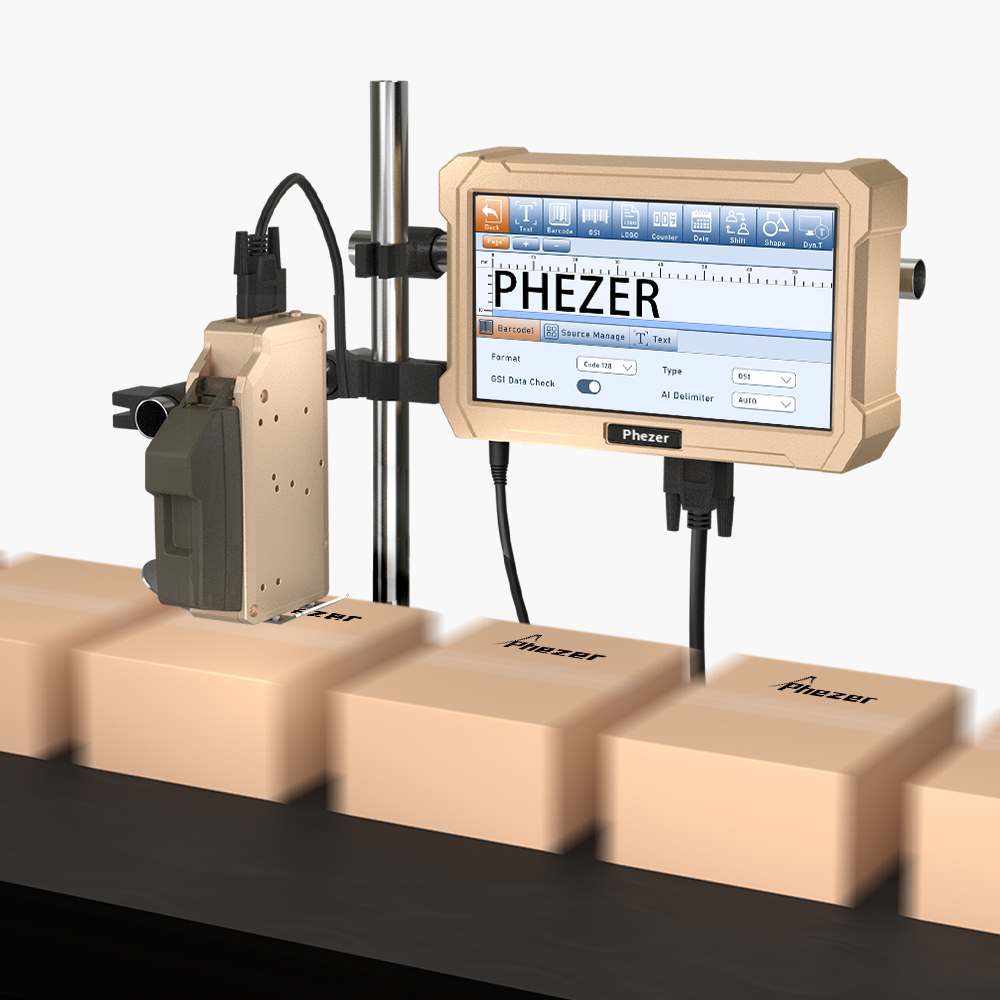 PRX1000 HIGH RESOLUTION TIJ THERMAL INKJET ONLINE PRINTER INKJET MARKING MACHINE