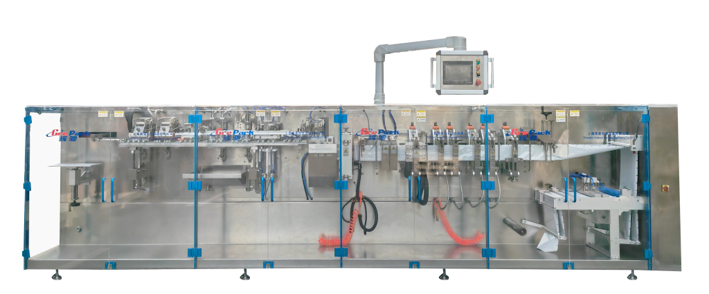 HORIZONTAL FILM ROLL PACKAGING MACHINE