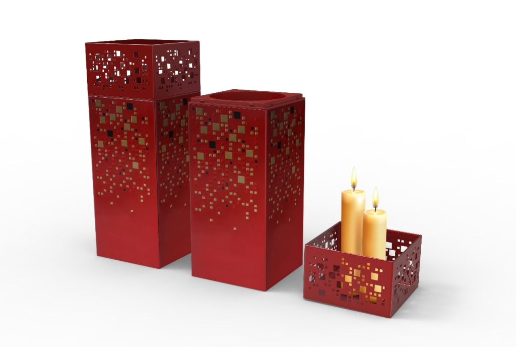 FUNCTIONAL CHAMPAGNE TIN BOX