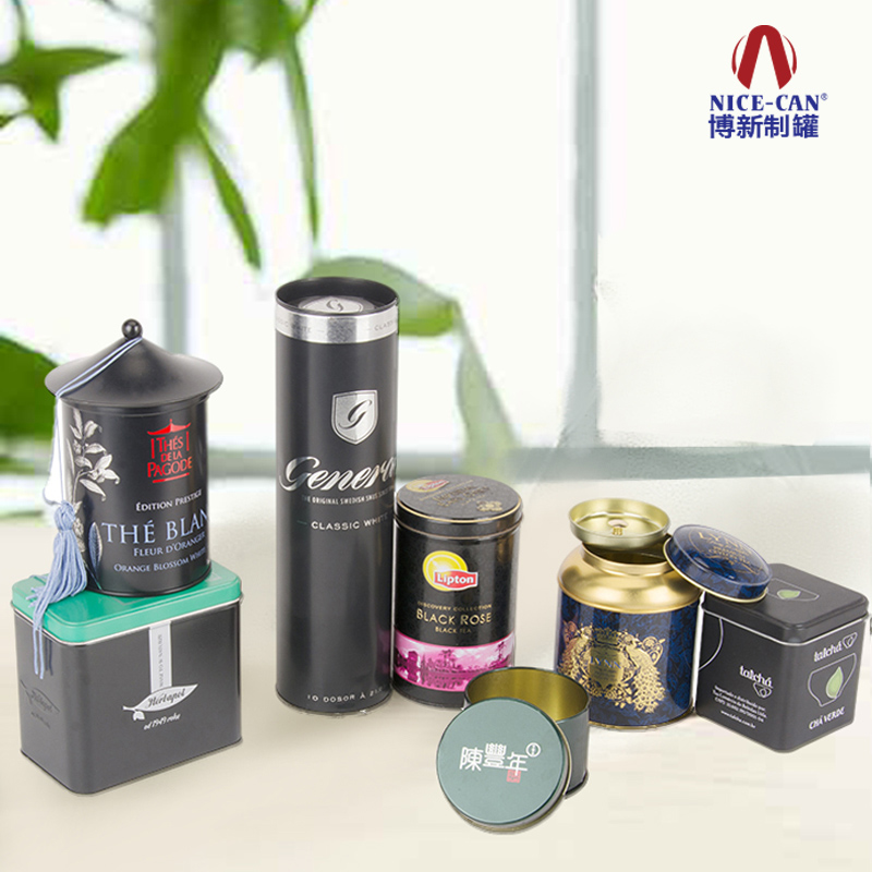 定制金属包装马口铁盒空茶叶罐密封粉末咖啡马口铁罐