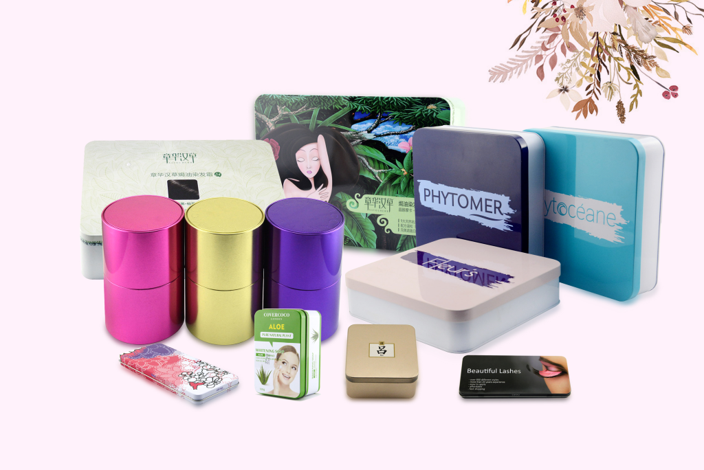 Cosmetic tin box