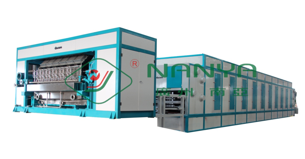 Pulp-molded egg tray production line
