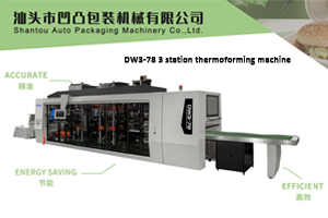 DW3-78 PLASTIC THERMOFORMING MACHINE