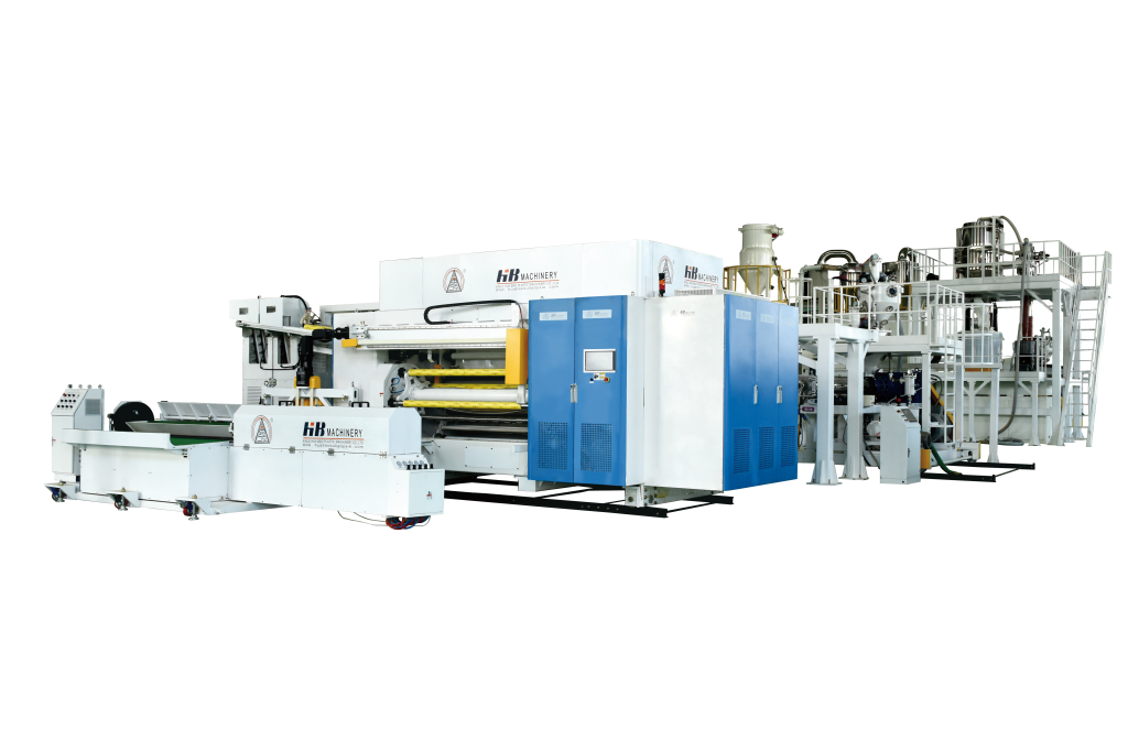 1500-2100MM PVC CLING FILM LINE(FOUR- SHAFT WINDER)