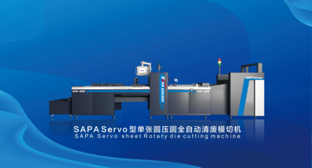 SAPA SERVO STYLE SHEET ROTARY DIE CUTTING MACHINE