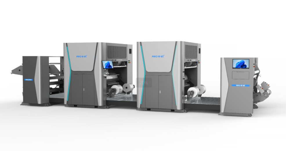 AROJET-UF SERIES FLEXIBLE PACKAGING DIGITAL SYNERGISTIC BRONZING EQUIPMENT