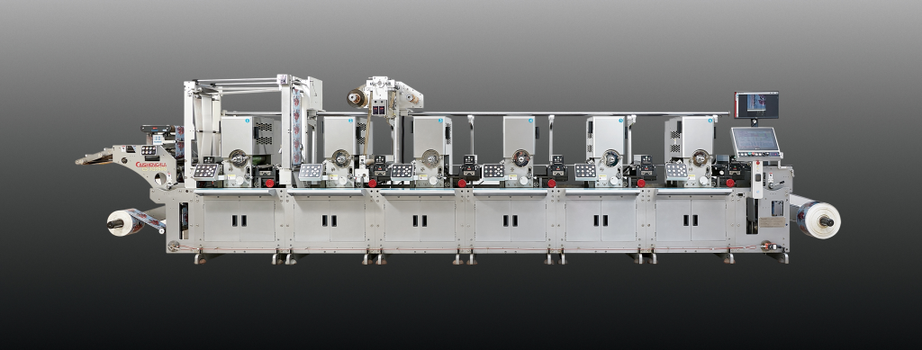 CS-JQ350G MUTIFUNCTIONAL HIGH SPEED FULL ROTARY &INTERMITTENT PRINTING MACHINE + BACK SIDE PRINTING + COLD FOIL STAMPING + CCD CAMERA