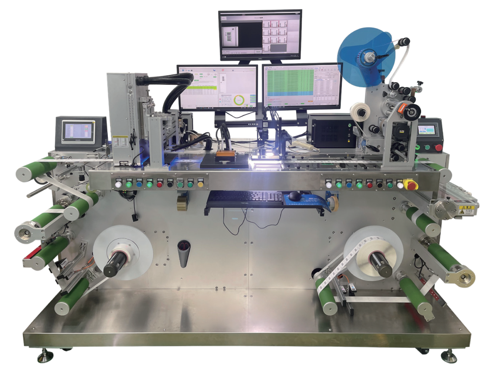 RFID ROLL LABEL PRINTING ENCODING DETECTING MACHINE