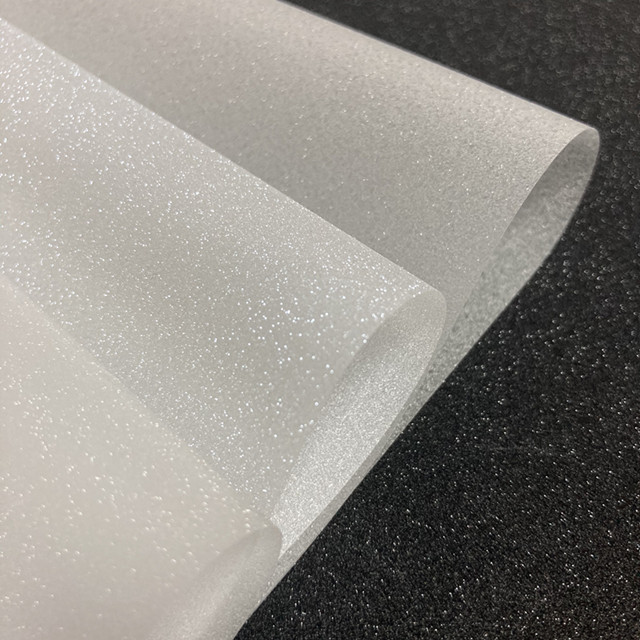 Transparent Glitter Matte Pre-Coated Film
