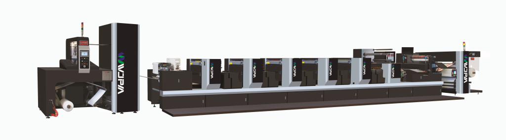 SHAFTLESS OFFSET INTERMITTENT/ FULL ROTARY LABEL PRINTING MACHINE