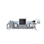 LABSTAR 330S HYBRID DIGITAL LABEL PRESS WITH FLEXO PRINTING UNITS, CMYK WOV 7 COLORS, MULTIPLE POST-PRESS PROCESS UNITS