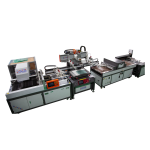 AUTOMATIC FILM RIPPING WITH CCD POSITIONING SCREEN PRINTING MACHINE