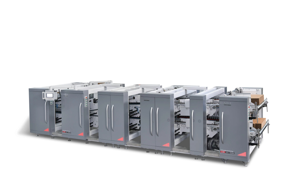 AUTOMATIC HIGH SPEED TWO PIECES JOINT FOLDER GLUER
